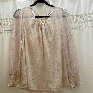 Long sleeve blouse